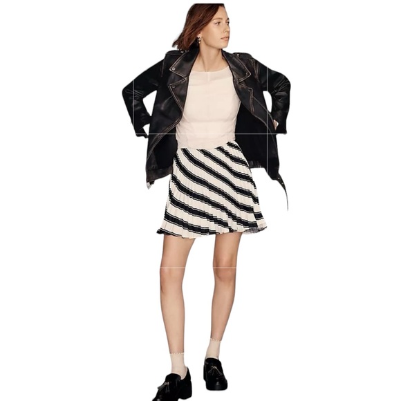 NWT Maeve by Anthropologie Pleated Skirt - Picture 1 of 12